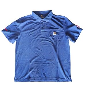 Carhartt Men's Blue Polo Shirt